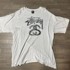 [激レア]Stussy グラフィック Tシャツ XXL ホワイト