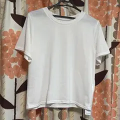 ESTACOT 半袖 Tシャツ　レディース L 白　無地　未使用　トップス　夏のサムネイル