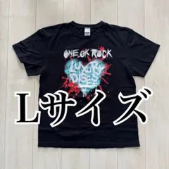 ワンオク ＯＮＥ OK ＲＯＣＫ グッズ Tシャツハート 2023 ONE OK ROCK - ONE OK ROCK 2023 Tシャツ(ハート) Mサイズの通販 by
