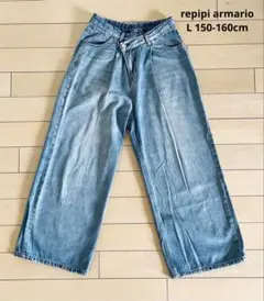 repipi armario デニムワイドパンツ L