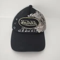 海外限定 von dutch ヴォンダッチ メッシュキャップ 豹柄 - メルカリ