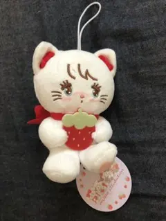 【最終価格】mikkoいちごマスコットぬいぐるみ ムース