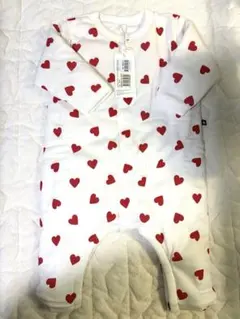 プチバトー　ハート　コンビネゾン