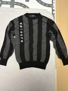 epicure ストライプニットセーター Lサイズ