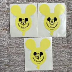 バルーンシール　東京ディズニーリゾート ミッキー　ステッカー 3枚セット　非売品