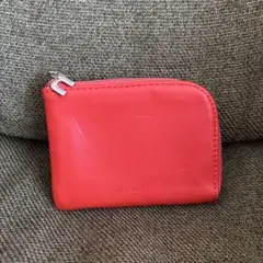 ニコアンド　L字形　オレンジ　財布