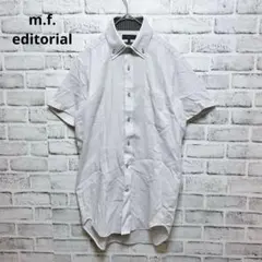 【m.f.editorial】半袖ワイシャツ チェック柄 ボタンダウン 形態安定のサムネイル