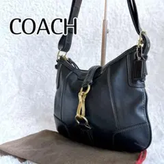 【美品】COACH コーチ ホースビット ワンショルダー 2way ブラック