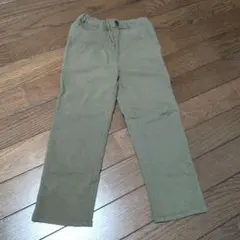 【美品】110 THE SHOP TK カーキ ロングパンツ 裏起毛