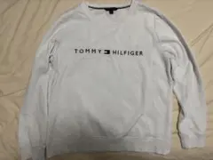 TOMMY HILFIGER ホワイト トレーナー 裏起毛