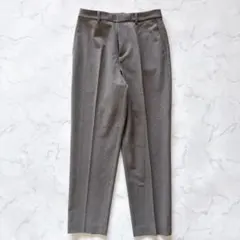 極美品 ユニクロ スマートアンクルパンツ チェック テーパード レディース M