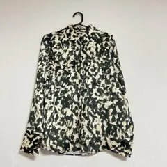 H&M 迷彩柄 長袖シャツ サイズ38