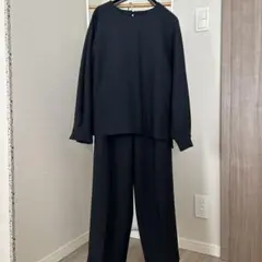 green label relaxing ネイビーセットアップ