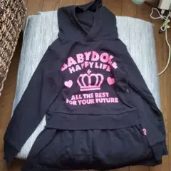 BABY DOLL フード付きワンピース 120