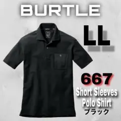 バートル　667 半袖ポロシャツ LL ブラック