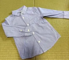 H&M ストライプ 長袖シャツ 2-3Y