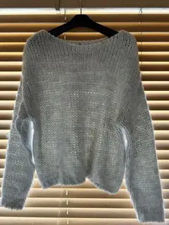 【美品】ZARA ウール　アルパカブレンド　ニットセーター　Lサイズ