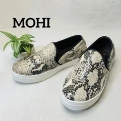 MOHI モヒ スリッポン スニーカー パイソン柄 23.5cmのサムネイル