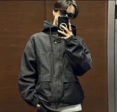 nugu kota P000KWON フードデニムジャンパー