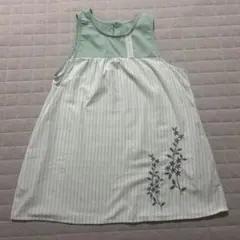 コットン製ストライプエプロン 保育士 学研