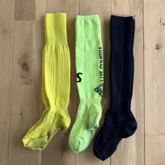 サッカーソックス3足セット