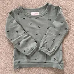 花柄トレーナー 100