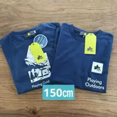 新品　ボーイズ　男の子　半袖Tシャツ　2枚セット　150㎝　ロゴス　LOGOS