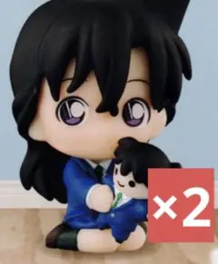名探偵コナン　ぎゅーこっと　ガチャ　毛利蘭　2点セット