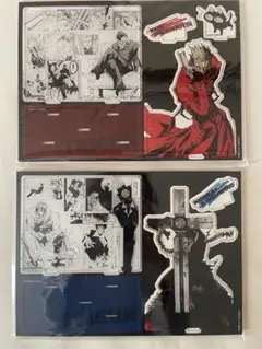 トライガン　名場面アクリルスタンド　ヴァッシュ　ウルフウッド　トライガン展 トライガン 名場面アクリルスタンド ヴァッシュ ウルフウッド