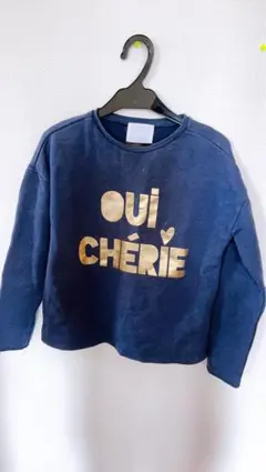 ZARAネイビー トレーナー 長袖