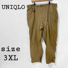 ユニクロ【3XL】ヒートテックウォームイージーパンツ ウェビングベルト 古着
