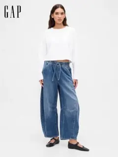 GAP デニムパンツ ワイドパンツ