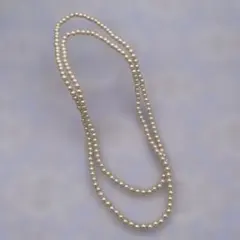 ロングパールネックレス60㎝
