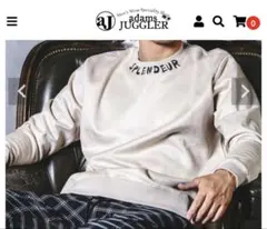 美品⭐︎アダムスジャグラー/RTEGスプランドゥールスウェット/Lサイズ/完売品⭐︎のサムネイル