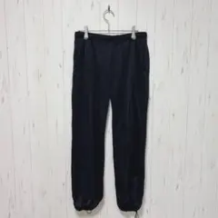 Y129 NIKE ドライフィット　ジャージ　ズボン　ウエストゴム　黒　ＸＬ