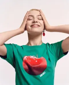 KENZO ケンゾー　Tシャツ シャツ　カットソー グラフィック トマト　ロゴのサムネイル