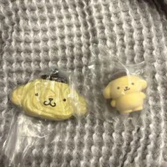 サンリオキャラクターズ おやつチャーム ふわふわフロッキードール ポムポムプリン