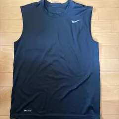 Nike DRI-FIT ブラック タンクトップ L
