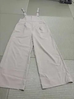 GUバックル付きサロペットワイドパンツMサイズ