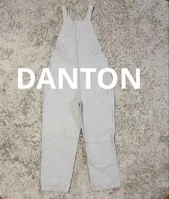 美品　DANTON コットンリネンオーバーオールのサムネイル