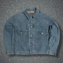80s~90s BOBSON 2nd デニムジャケット ブルー 日本製のサムネイル
