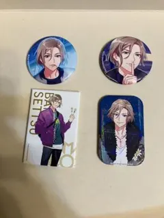 A3 キャラバッジコレクション 秋組 摂津万里 缶バッジ