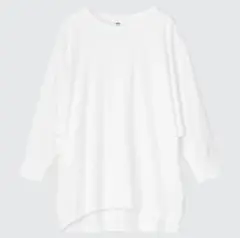【新品タグ付き】UNIQLO スムースコットンドルマンスリーブT 七分袖　3XL