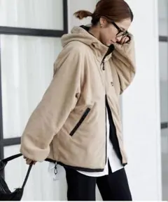 ALTUS/アルタス 別注リバーシブルブルゾン ベージュ ブラック美品完売品