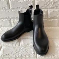 GREEN LABEL RELAXINGブラックレザー サイドゴアブーツUK4