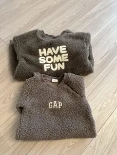 GAP他　冬用ロンパース　60-80 モコモコ