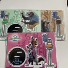 ズートピア2 HAPPYくじ G賞 アクリルスタンド ニック　ジュディ 未開封