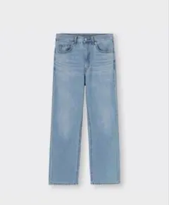 GU ハイライズストレートジーンズ　Sのサムネイル