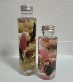 ハーバリウム 大小ボトルセット