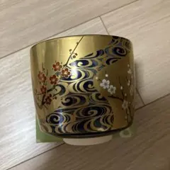 茶道具 筒茶碗（つつちゃわん） 筒茶碗 金地 光琳梅 宮地英香
